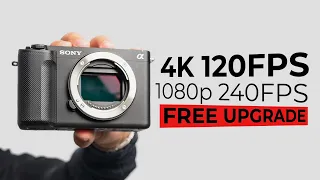 4K 120FPS for the Sony ZV-E1! | Firmware Update