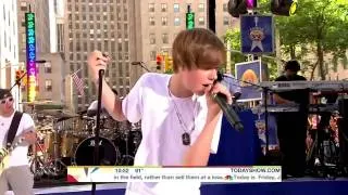 Justin Bieber - Never Say Never (Today Show 2010 06 04) HD