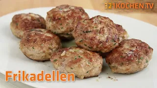 Saftige Frikadellen (Fleischküchle, Fleischpflanzerl, Buletten) einfach selber machen mit Rezept