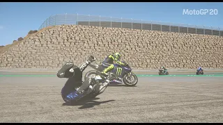 Valentino Rossi shows his skills