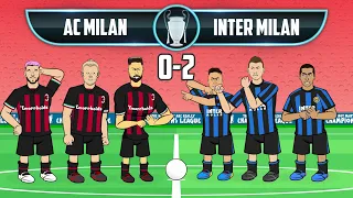 AC Milan vs Inter Milan 0-2 (Champions League Semi-Final Goals Highlights)