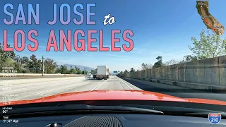 San Jose to Los Angeles Road Trip Timelapse in 4K