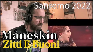 METALHEAD REACTS| Måneskin -  Zitti E Buoni!! SANREMO 2022