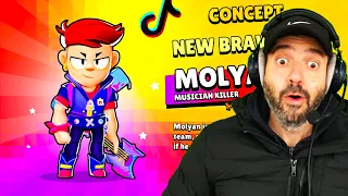 je ne m'ATTENDAIS PAS à voir MOLYAN (fan art) dans cette BOITE ! (brawl stars)