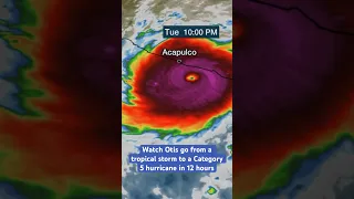 This is what Hurricane Otis’s rapid intensification looked like