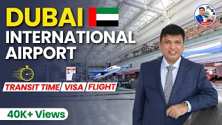 Dubai International Airport: Transit time, Transit Flights, Transit Visa #flydubai #emirates