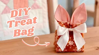 Adorable Easter Bunny Treat Bag Tutorial