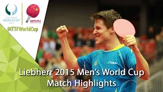 2015 Men's World Cup Highlights: KARLSSON Kristian vs HENZELL William (Qual. Groups)