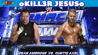 Dean Ambrose vs Curtis Axel WWE Smackdown 2/5/2015 I WWE 2K15 PS4 XBOX ONE