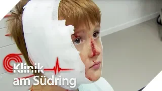 Fritz (11) hat Scherben im Gesicht! Was verheimlicht der große Bruder | Klinik am Südring | SAT.1 TV