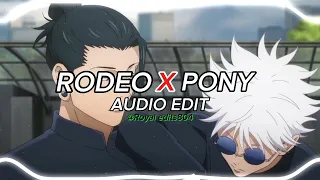 rebeo x pony - lah pat ft.flo mili [edit audio]