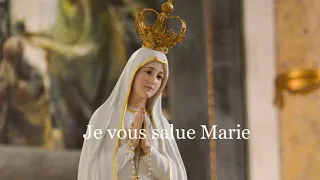 🎼“Je vous salue Marie”🎼 (Lyrics in description)