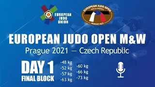 European Judo Open - Prague 2021 - Day 1 FINALS - Commentated