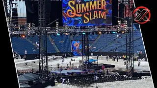Final Look at WWE SummerSlam 2022 Stage Construction/Set Up