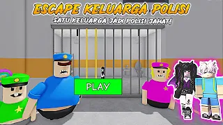SATU KELUARGA JADI POLISI JAHAT!! Police Family Escape (SCARY OBBY)