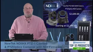 NewTek NDIHX PTZ1 & PTZOptics PTZ Cameras Selected Videoguys Top Products of 2017