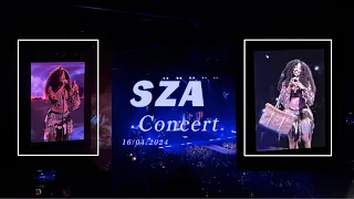 SZA CONCERT VLOG: grwm, concert clips [auckland 16/04/2024]