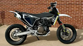 2020 Husqvarna 710 Supermoto SM exhaust