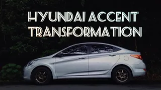 HYUNDAI ACCENT 2013 MODEL TRANSFORMATION| HYUNDAI ACCENT CLEANING|YEAR2013