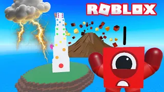 Numberblocks Natural Disaster Survival [NEW MAPS] - PART 4 | Roblox