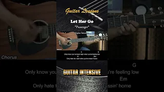 Let Her Go - Passenger | EASY Guitar Tutorial with Chords / Lyrics #guitarchords