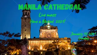 Manila Cathedral Sunday Mass Live January 17,2021