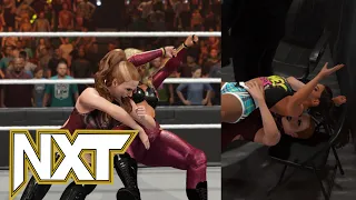 WWE2K23| NXT ISLA DAWN VS NIKKITA LYONS (ROXANNE PEREZ AT RINGSIDE)