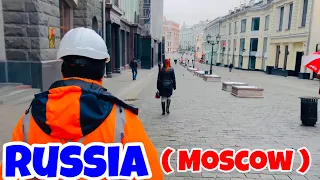 [4k] MOSCOW EARLY MORNING WALK, walking in the center, KUZNETSKIY MOST , Russia || Stroll in 4K