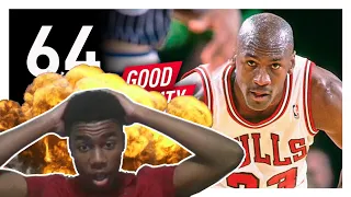 Jordan Mid Range is Lethal!! Youngster Reacts to Michael Jordan 64pts vs Magic 1993