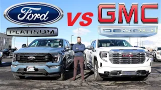 2023 Ford F-150 Platinum VS 2023 GMC Sierra 1500 Denali: Which Luxury Truck Is Best?