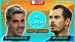 🎾MURRAY vs KOKKINAKIS | Australian Open 2023 | LIVE Tennis Play-by-Play Stream