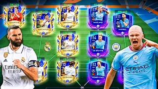 Real Madrid X Manchester City - Best Special Squad!! Haaland x Benzema!! FIFA Mobile 23