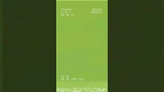 aesthetic VHS green screen