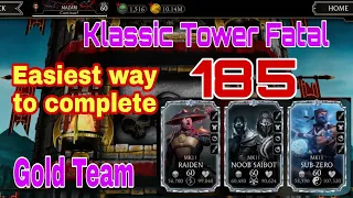 Klassic Tower Fatal 185 with Gold Team | Talent tree and equipments