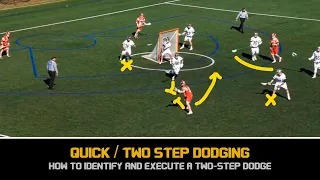 Lacrosse Dodging Tips #3: Quick / Two Step Dodging, Know When & How You Should Dodge & Shoot