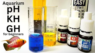 Aquarium pH, KH and GH step by step guide for beginners. Measure it!