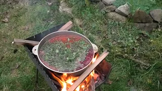 Український борщ. Гуцульська кухня.  Смачного!