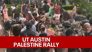 UT Austin Palestine rally: Dozens of protesters detained at campus protest