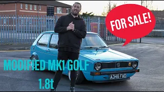 HEAVILY MODIFIED VW MK1 GOLF 1.8T FOR SALE!