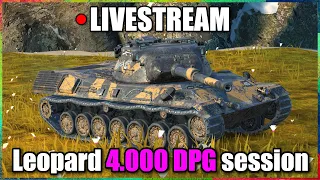 🔴 4.000 DPG Leopard session | WoT Blitz