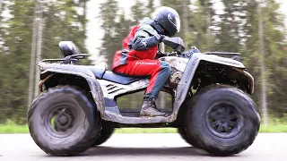 We converted ATV CF-moto X8 into full electric!