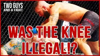 UFC on FOX 28: Stephens vs. Emmett Controversy - Was the Knee ILLEGAL?