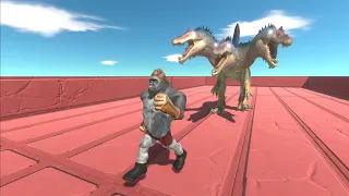 Trying to escape from CERBERUS SPINO - Animal Revolt Battle Simulator