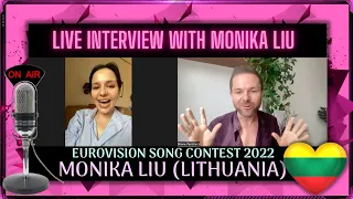 MONIKA LIU Interview | Eurovision Interview | Lithuania Eurovision 2022 | Monika Liu Sentimentai