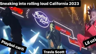 I snuck into rolling loud for 3 days