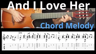 And I Love Her | Fingerstyle | Guitar Tab