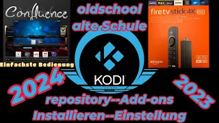 Wie fügt man Add-on Reposytory in " OldschooL" Kodi 2023/24   auf Firetv Stick ein. Alte Schule.