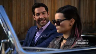 Rory madly drives Lucifer's Car: 1962 C1 Corvette | Lucifer 6x06