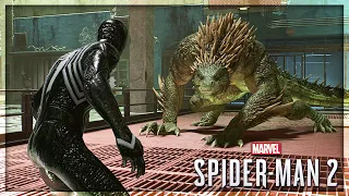 Marvel's Spider-Man 2 - Black Suit Spider-Man vs Lizard (PS5)