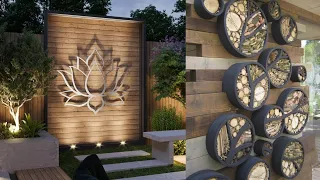 Beautiful Outdoor Wall Decoration Ideas | Outdoor Decorating Ideas | Home Decorating Ideas | Design